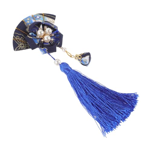 Veemoon Japanische Fächer-haarspange Mit Quaste Traditionelles Haaraccessoire Für Frauen Für Kimono Und Festliche Anlässe Handgefertigt Und Elegant von Veemoon