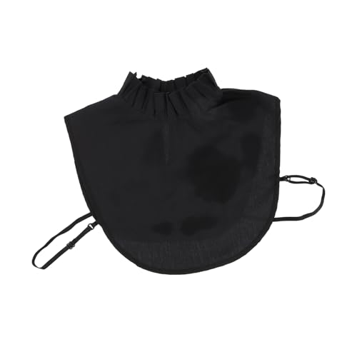 Veemoon Fake- mit Pilzrand Mode Kragen Chiffon kleidung Falsches für Halbhemdbluse Dame gefälschte Kostüm Baumwolle Black Veemoon Fake- mit Pilzrand Mode Kragen Chiffon kleidung Falsches für Halbhemdbluse Dame gefälschte Kostüm Baumwolle Black von Veemoon