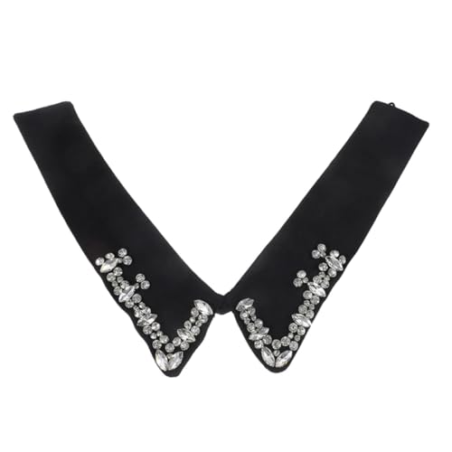 Veemoon Fashionable Fake Collar Für Damen Mit Abnehmbaren Strasssteinen Stilvolles Tragbares Accessoire Für Für Outfits von Veemoon