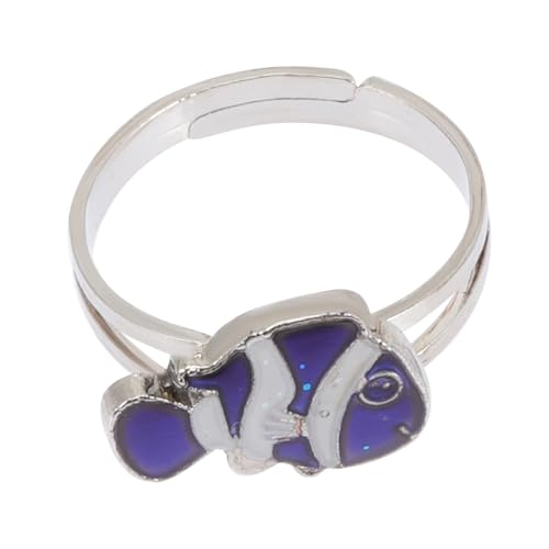 Veemoon Farbwechselring Cartoon-ring Für Junge Mädchen Stilvoller Thermochrome Fingerring Fingerschmuck-dekor Für Festivalpartys Alltag Und Mehr von Veemoon