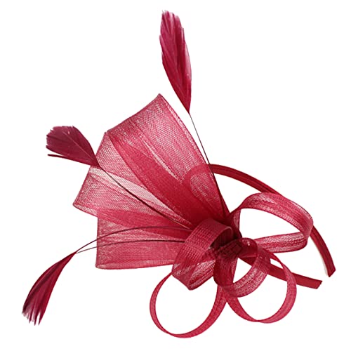 Veemoon Fascinator Haarreif Mit Federn Für Damen Eleganter Kopfschmuck Für Tea Parties Hochzeiten Und Besondere Anlässe Komfortabel Und Leicht Zu Tragen von Veemoon