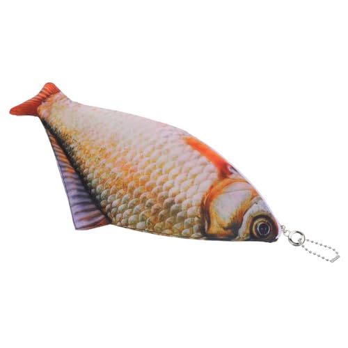 Veemoon Fischförmiges Federmäppchen Originelles Federmäppchen Fischförmiges Federmäppchen Aquamarinfarbenes Fisch Federmäppchen Tier Kosmetiktasche Schule Süßes Federmäppchen von Veemoon