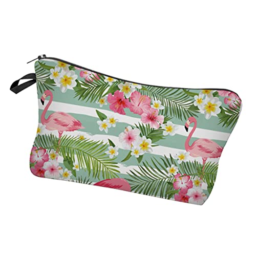 Veemoon Flamingo Make Up Tasche mit Blumenmuster Tragbare Multifunktionale Kosmetiktasche für Reisen Toilettenartikel Organizer und Make Up Aufbewahrungstasche für Damen und Unterwegs Veemoon Flamingo Make Up Tasche mit Blumenmuster Tragbare Multifunktionale Kosmetiktasche für Reisen Toilettenartikel Organizer und Make Up Aufbewahrungstasche für Damen und Unterwegs von Veemoon