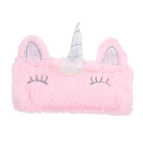 Veemoon Fluffy Plüschtasche Regenbogen Stiftemäppchen Mäppchen Mädchen Kosmetiktasche Reise Täschchen Münzbeutel Weich Langlebig mit Reißverschluss für Schule Alltag von Veemoon