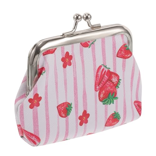 Veemoon Kleine Geldbörse Obstmuster Münzgeldbörse Für Damen Tragbar Und Praktisch Zur Aufbewahrung Von Bargeld Münzen Und Kleinen Accessoires Für Alltag Und Reisen von Veemoon