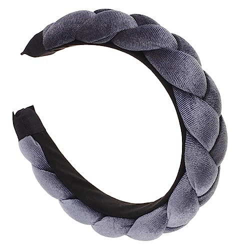Veemoon Geflochtenes Gepolstertes Stirnband für Damen Breiter Vintage Haarreif aus Weichem Leichter Robuster Haarschmuck für Alltag Party und Hochzeit Vielseitig für Frisuren und von Veemoon