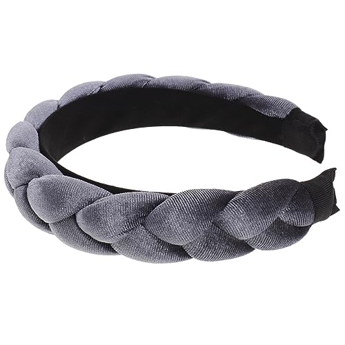 Veemoon Geflochtenes Gepolstertes Stirnband für Damen Breites Haarband Weiches Haarband für Alltag Make Up Sport und Vielseitige Frisuren Geeignet für Frauen und Mädchen von Veemoon
