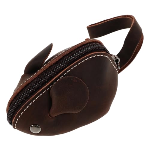 Veemoon Geldbörse Design aus Robustem Multifunktionale Münz und Schlüsselaufbewahrung Handlich für Schule und Freizeit Praktisches Portemonnaie für Mädchen und Jungen Dunkelbraun von Veemoon