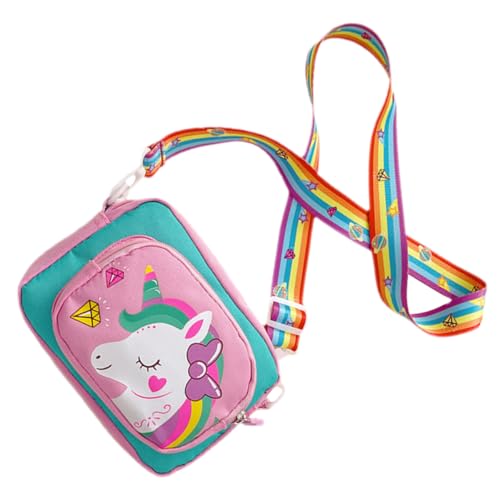 Veemoon Geldbörse Unicorn Süße Umhängetasche für Multifunktionale Handtasche Geldbörse für Kleinkinder für Freizeit Besondere Anlässe von Veemoon