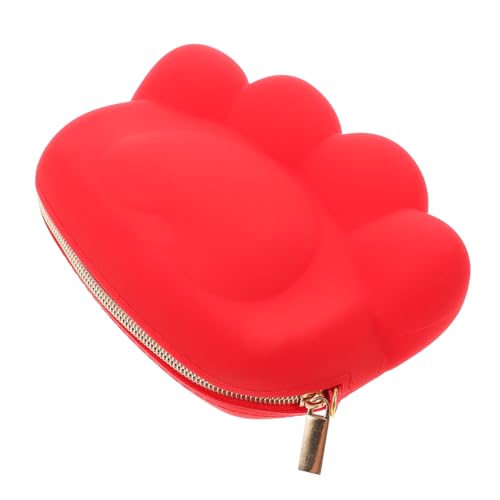 Veemoon Katzenkrallen-geldbörse Aus Silikon Dekoratives Münztäschchen Katzenpfoten-Handtasche Tragbare Reise-geldbörse Silikon-münzbörse Für Damen von Veemoon