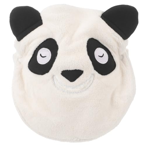 Veemoon Gesichtsmaske Handtuch Hot Compress Mikrofaser Fleece mit Fixierband Cartoon Panda Weich für Feuchtigkeitspflege und Dampfanwendung von Veemoon