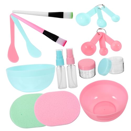 Veemoon Gesichtsmasken Set Mit Teilen Diy Gesichtsmaske Werkzeug Inklusive Gesichtsmaskenschale Gesichtsmaskenstift Messbecher Löffel Für Gesichtsmaske Sprühflasche Und Stabbürste Für Einf von Veemoon