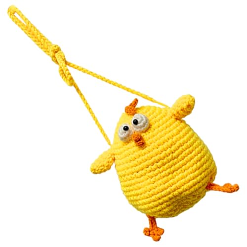 Veemoon Gewebte Geldbörse Kükenform Leichte Umhängetasche für Handgefertigte Geldbörse für Täglichen Gebrauch Strapazierfähiges Design von Veemoon