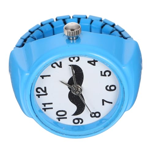 Veemoon Glänzender Fingerring Uhr Für Damen Elastische Fingeruhr Im Stilvollen Design Praktische Ringuhr von Veemoon