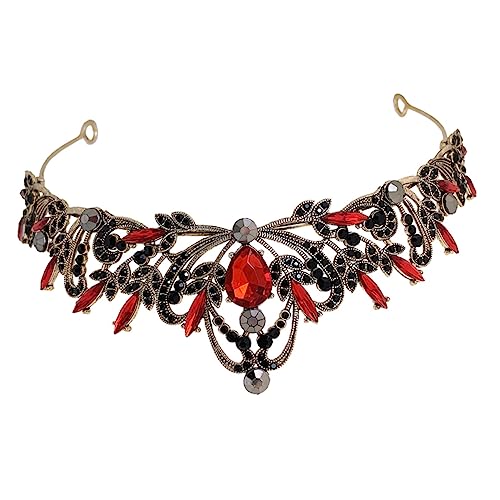 Veemoon Glänzendes Tiara Stirnband mit Strasssteinen Blattkrone für Braut und Damen Hochzeit Haarschmuck Langlebig aus Zinklegierung für Festliche Anlässe Wie Geburtstag Hochzeit und Party von Veemoon
