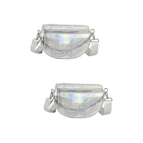 Veemoon 2stücke Stylische Gürteltasche Für Damen Glitzernde Crossbody Bag Aus Hochwertigem Pu Für Festivals Reisen Und Freizeitaktivitäten Leicht Praktisch Und Modisch Für Veemoon 2stücke Stylische Gürteltasche Für Damen Glitzernde Crossbody Bag Aus Hochwertigem Pu Für Festivals Reisen Und Freizeitaktivitäten Leicht Praktisch Und Modisch Für von Veemoon