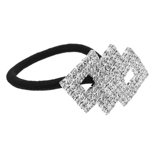 Veemoon Glitzernde Haarbänder mit Strasssteinen Elastische Große Pferdeschwanzhalter Haaraccessoires für Damen und Mädchen Vielseitig Einsetzbar Bequem und Langlebig von Veemoon