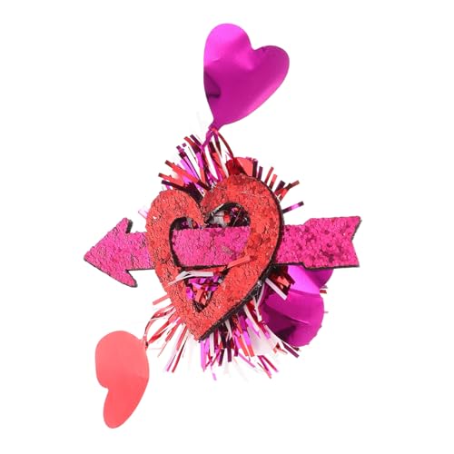 Veemoon Glitzernde Haarspangen Mit Rotes Herz Für Kleinkinder Und Mädchen Valentinstags-haarspangen Funkelnde Haarnadeln Für Kopfbedeckungen Geburtstagsfeiern Und Verkleiden von Veemoon