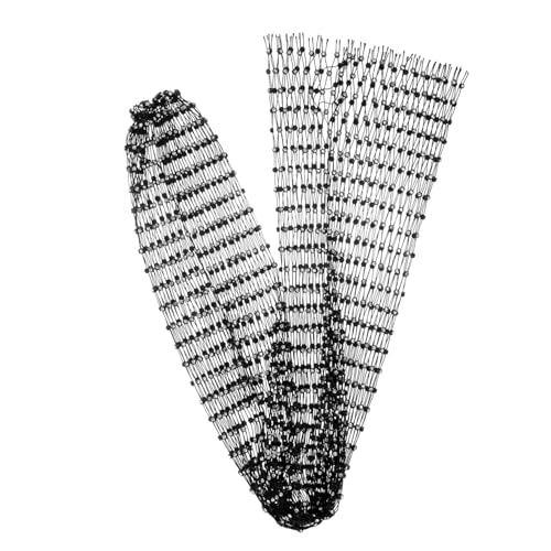 Veemoon Glitzerndes Netz Kopftuch für Damen Strass Haar Abdeckung Atmungsaktiv für Partys Reisen und Alltag von Veemoon