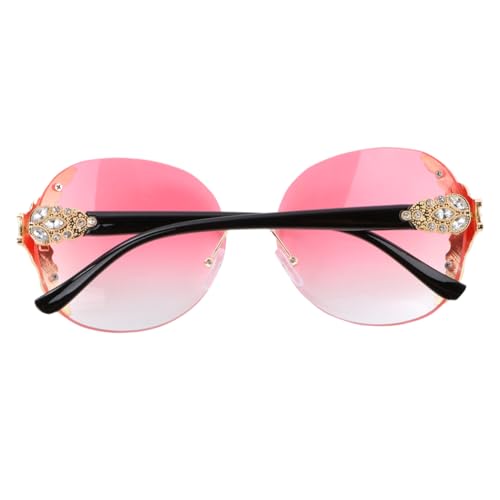 Veemoon Goldene Sonnenbrille Kreative Strandbrille Dekorative Partybrille Stylische Sonnenbrille Für Outdoor-aktivitäten Gold-rosa Veemoon Goldene Sonnenbrille Kreative Strandbrille Dekorative Partybrille Stylische Sonnenbrille Für Outdoor-aktivitäten Gold-rosa von Veemoon