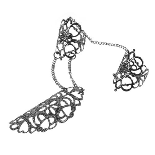 Veemoon Kettenring Mit Fingernagel Kralle Aus Metall Für Damen Retro-stil Schmuck Leicht Und Bequem Tragbar Für Geburtstage Und Andere Anlässe von Veemoon