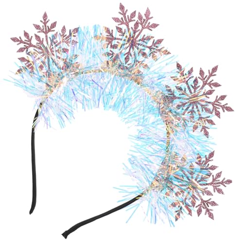 Veemoon Schneeflocken Stirnband Für Damen Glitzer Haarband Silbernen Schneeflocken Dekoratives Haarschmuck Für Weihnachten Partys Und Besondere Anlässe Geschenkidee Für Frauen von Veemoon