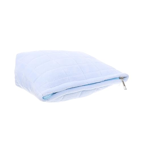 Veemoon Große Blaue Kosmetiktasche aus Polyester Geräumiger Make Up Organizer mit Reißverschluss Leichter Reise Organizer für Damen und Mädchen Vielseitig für Kosmetik Schmuck und Kleine von Veemoon