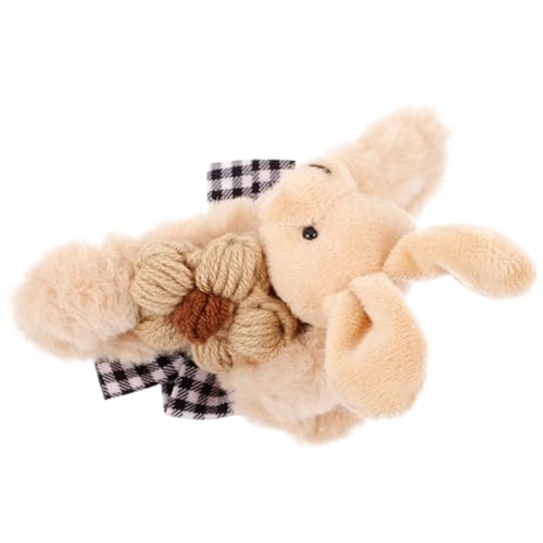 Veemoon Große Haarkralle mit Flauschigem Kaninchenmotiv Rutschfeste Haarklammer für Damen Vielseitiger Haarclip für Dickes und Dünnes Haar zum Styling und Alltagsschmuck von Veemoon