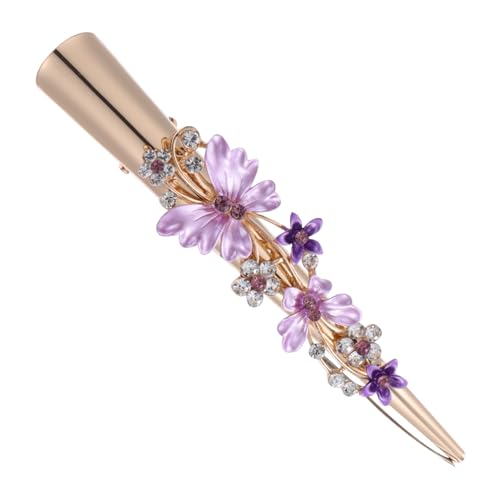 Veemoon Große Haarspangen Aus Metall Für Damen Hawaii-blumen-design Dickes Haar Dekorative Haarspange von Veemoon