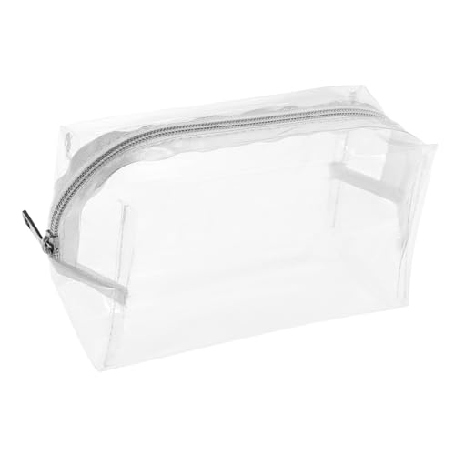 Veemoon Große Kosmetiktasche Transparent Makeup Organizer Tragbar Für Reisen Fitness Camping Mit Klarem Design Und Großem Fassungsvermögen von Veemoon