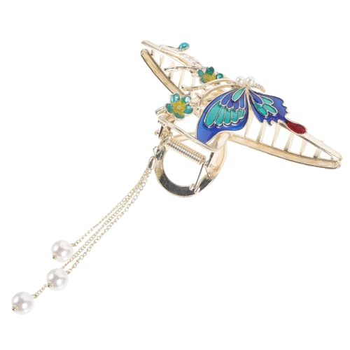 Veemoon Große Metallene Schmetterlings haarklammer mit Quaste Starke Haarspange für Frauen Teenager Geeignet für Dickes und Dünnes Haar Vielseitiges Styling Zubehör von Veemoon