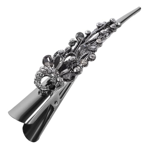 Veemoon Große Vintage Haarspange Strass Entenschnabel Design Starker Haarschäden Modisches Party Accessoire für Damen und Besondere Anlässe von Veemoon