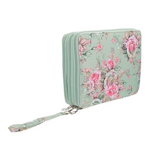 Veemoon Stiftetasche Mit Schlüsselband Buntstiftetui Mehrschichtig Fächer Schreibwarentasche Aus Stabil Und Haltbar Zum Aufbewahren Und Schützen Von Malpinseln Und Stiften von Veemoon