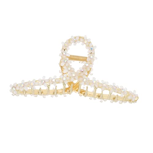 Veemoon Großer Metall Haarkralle mit Kristallsteinen Starker für Dickes Haar Langlebiger Rutschfester Haarschmuck für Teenager und Damen Eleganter Haarclip für Alltag und Beauty Routine von Veemoon