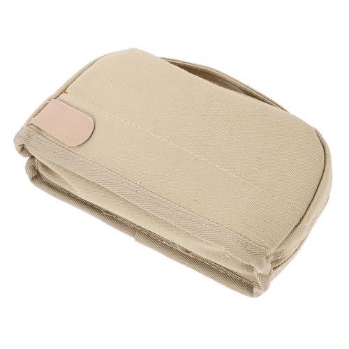 Veemoon Großes Canvas Mäppchen Bleistifttasche mit Reißverschluss Tragbarer Multifunktionaler Stifteköcher für Schüler Kompakte Aufbewahrungstasche für Schreibwaren Praktischer Organizer von Veemoon