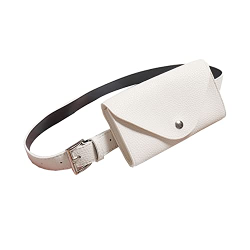 Veemoon Pu-hüfttasche Beige Für Damen Umschlag-Handytasche Mit Abnehmbarem Gürtel Mini-gürteltasche Als Telefon Tasche Oder Kleine Geldbörse Geeignet Für Ausweise Und Schlüssel Pack Für Ve von Veemoon