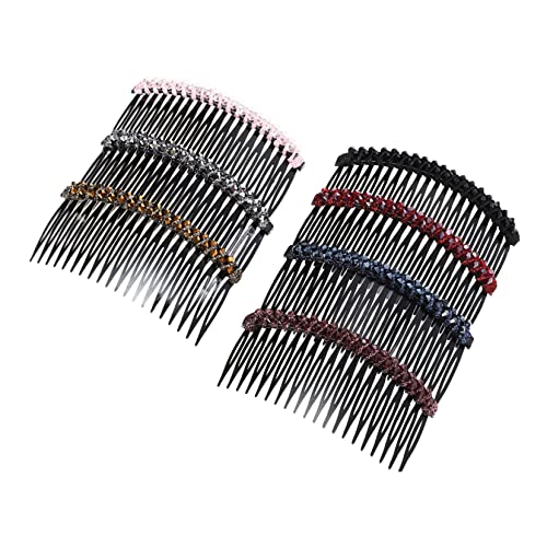 Veemoon 7stücke Haarklammer Mit Kristall Strasssteinen Haarkamm Mit Zähnen Haarnadel Clip Dekorative Haar Zubehör Für Frauen Und Mädchen Party Hochzeit Cosplay Accessoires von Veemoon