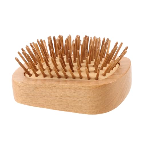 Veemoon Haarkamm aus Holz Luftkissenbürste für Sanftes Entwirren und Kopfhautmassage für Haartypen Langlebig und Praktisch für und Mädchen von Veemoon