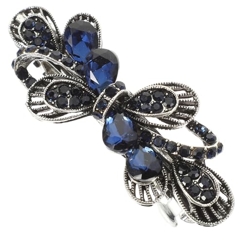 Veemoon Haarklammer mit Funkelnden Strasssteinen Luxuriöser Schmuckclip für Damen Rutschfester Design Haarschmuck für Dickes Langes Haar und Besondere Anlässe von Veemoon