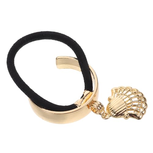 Veemoon Pferdeschwanzhalter Aus Metall Für Damen Haarschmuck Mit Hochelastischem Haargummi Stylische Kopfbedeckungsaccessoires Mit Glänzender Oberfläche Für Sicheren Sitz von Veemoon