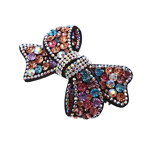 Veemoon Modische Haarnadel Mit Schleife Strass-haarspangen Für Damen Schickes Kopfschmuck-accessoire Mit Schleife von Veemoon
