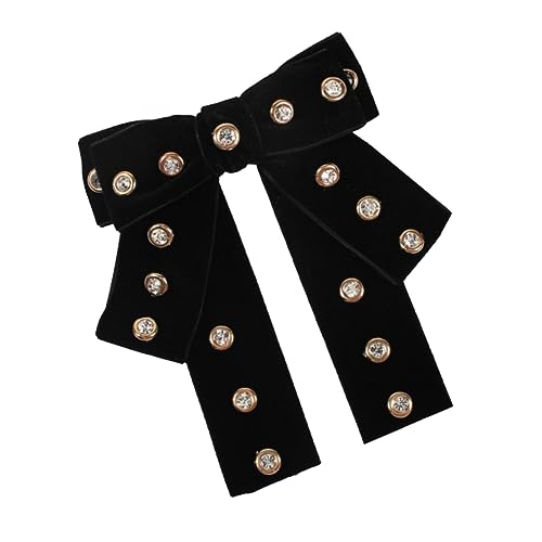 Veemoon Haarspangen Haarschmuck Haarklammern Schleife Haarnadel Bowknot-Haarnadel Frau Haarspange vorgebundene Schleife Haarschmuck für Damen Schleifenhaarspangen Schwarz Veemoon Haarspangen Haarschmuck Haarklammern Schleife Haarnadel Bowknot-Haarnadel Frau Haarspange vorgebundene Schleife Haarschmuck für Damen Schleifenhaarspangen Schwarz von Veemoon