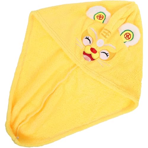 Veemoon Haarturban für Schnelltrocknendes Super Saugfähiges Mikrofaser Handtuch Cartoon Tiger Design für nach Duschen Leicht und Tragbar für Reisen und Zuhause von Veemoon