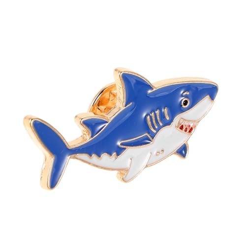 Veemoon Hai Brosche Hai Anstecker Für Jacke Ozeantier Anstecker Emaille Abzeichen Süßer Hai Anstecker Hai Anstecker Für Hut Cartoon Emaille Anstecker Süßer Tier Anstecker von Veemoon