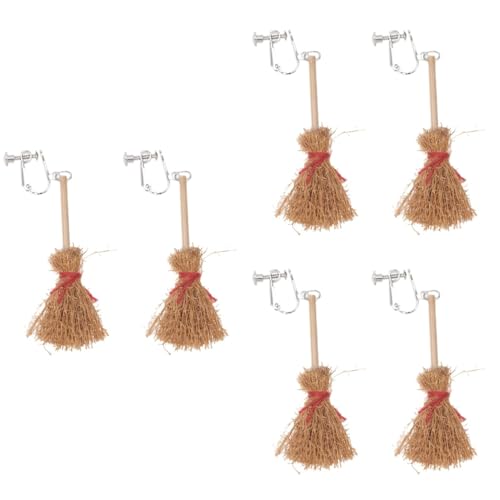 Veemoon Halloween Ohrringe Besen-Design - Handgewebte Ohrclips Für Frauen Lustige Ohrlose Eardrop Ohrringe Perfekte Accessoires Für Halloween Partys Und Festlichkeiten Veemoon Halloween Ohrringe Besen-Design - Handgewebte Ohrclips Für Frauen Lustige Ohrlose Eardrop Ohrringe Perfekte Accessoires Für Halloween Partys Und Festlichkeiten von Veemoon
