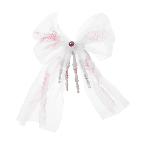 Veemoon Halloween Haarschmuck Spooky Haarspange Mit Skeletthand Und Augenmotiv Accessoire Für Ihre Gruselige Kostümierung Zur Halloween-party von Veemoon