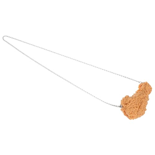 Veemoon Halskette Mit Gebratenem Huhn-anhänger Lustige Personalisierte Schmuckkette Kreative Halskette Für Damen Und Herren Edelstahl Und Kunstharz Party- Vorschlag von Veemoon