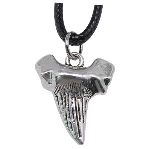 Veemoon Wolf Halskette Herren Metall mit Wolfszahn Anhänger Modisches Accessoire für Männer Strapazierfähig für Alltag und Partys von Veemoon