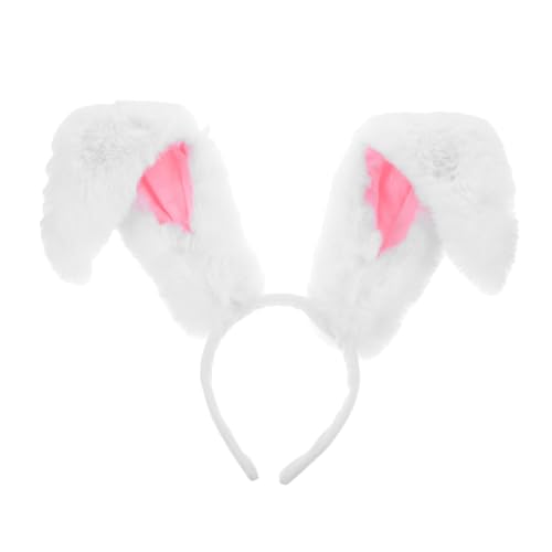Veemoon Cosplay Plüsch Hasenohren Haarreif Verstellbares Zubehör Für Ostern Und Halloween Süßes Kostüm-accessoire Für Frauen Und Junge Mädchen Tragbar Und Komfortabel von Veemoon