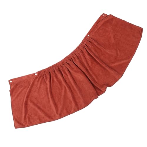 Veemoon Herren Badetuch Verstellbare Tragbare Badewickel Weiche Saugfähige Mikrofaser für Spa und Zuhause Braun Mittel von Veemoon